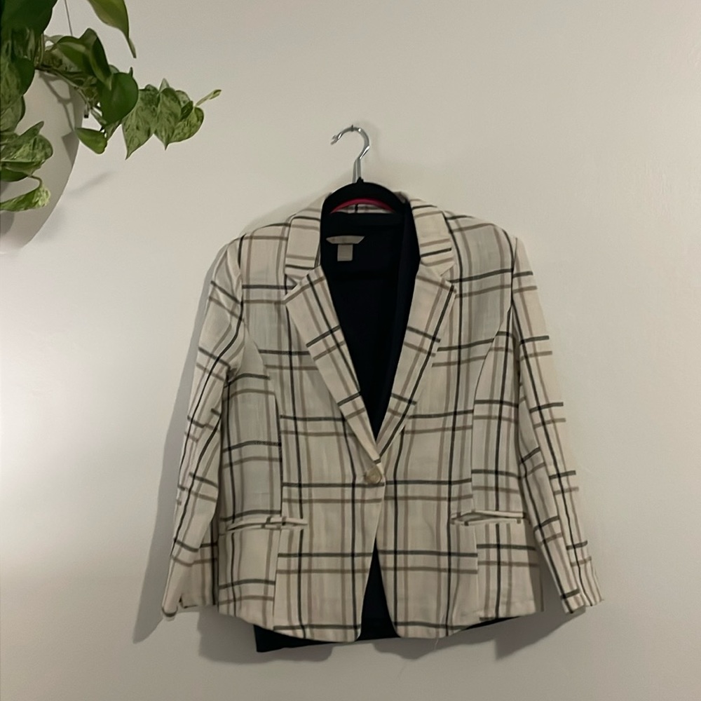 Linen suit jacket